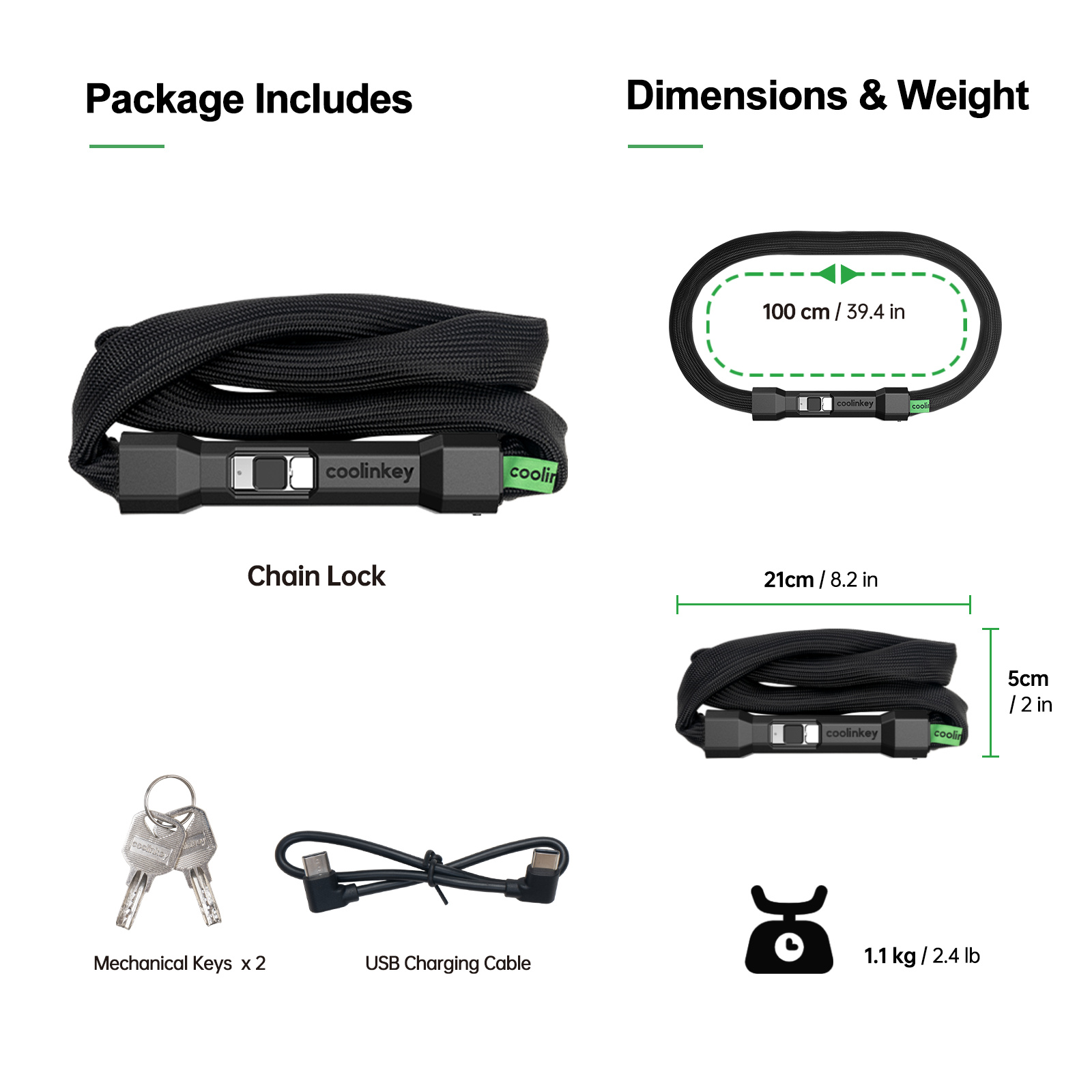 CLX1 Smart Chain Lock 5